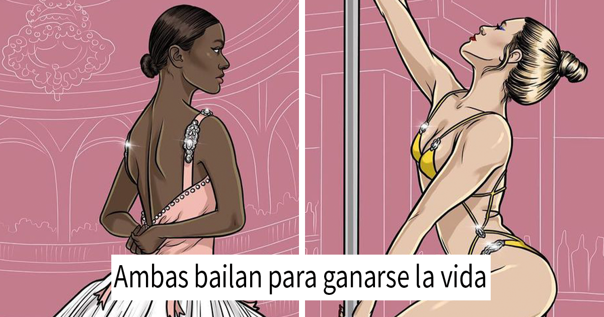 10 Cómics llenos de observaciones sobre la sociedad, dibujados por esta mujer moderna e independiente
