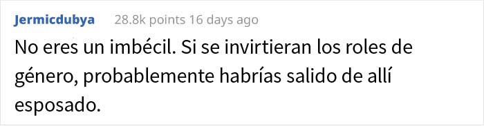 Este padre pregunta si se equivoc&oacute; por hacer llorar a una mujer que le dec&iacute;a c&oacute;mo deb&iacute;a limpiar y vestir a su beb&eacute;