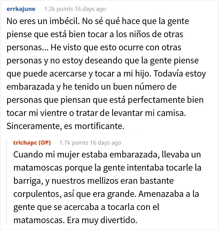 Este padre pregunta si se equivoc&oacute; por hacer llorar a una mujer que le dec&iacute;a c&oacute;mo deb&iacute;a limpiar y vestir a su beb&eacute;