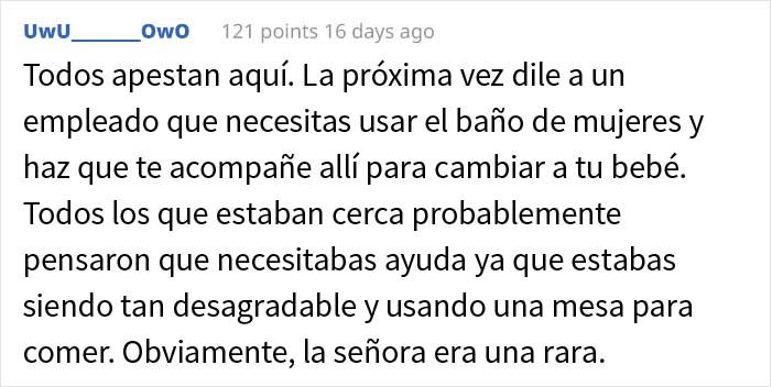 Este padre pregunta si se equivoc&oacute; por hacer llorar a una mujer que le dec&iacute;a c&oacute;mo deb&iacute;a limpiar y vestir a su beb&eacute;
