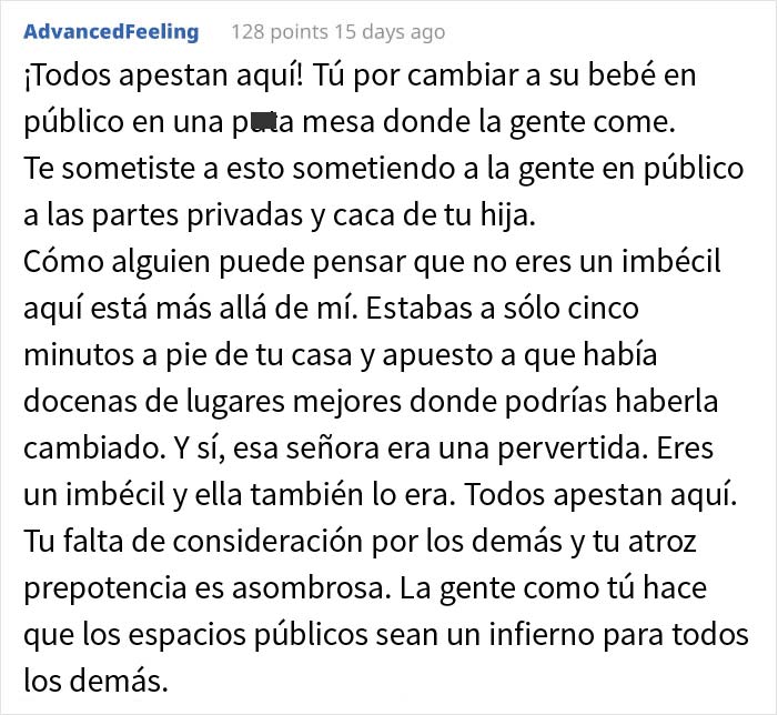 Este padre pregunta si se equivoc&oacute; por hacer llorar a una mujer que le dec&iacute;a c&oacute;mo deb&iacute;a limpiar y vestir a su beb&eacute;
