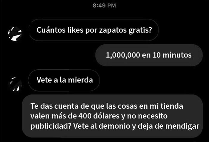 ¿Cuántos me gusta para unos zapatos gratis?