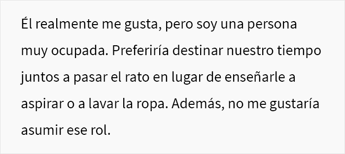 Esta chica de 20 a&ntilde;os pospuso mudarse con su novio tras averiguar que &eacute;l no sabe hacer ninguna tarea del hogar