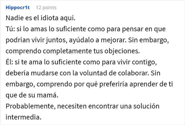 Esta chica de 20 a&ntilde;os pospuso mudarse con su novio tras averiguar que &eacute;l no sabe hacer ninguna tarea del hogar