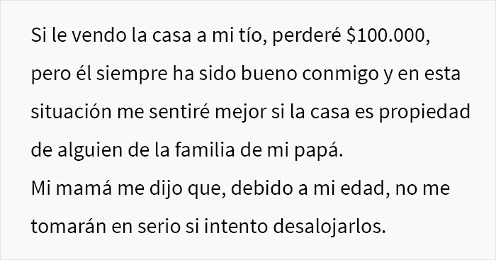 Esta joven de 19 a&ntilde;os dej&oacute; que su familia viviera en la casa de $3,3 millones que hered&oacute;, pero estos abusan de ella y decide venderla