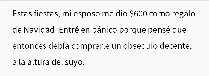 Este hombre se enfureci&oacute; con su esposa frente a su familia porque ella hab&iacute;a comprado los regalos m&aacute;s baratos de la lista y le dijo que hab&iacute;a arruinado la Navidad