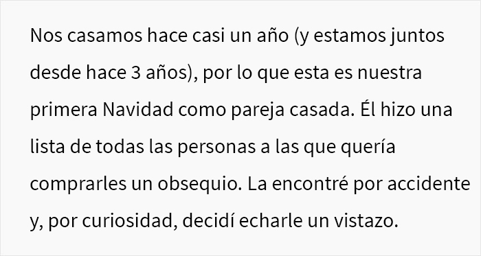 Esta mujer confront&oacute; a su esposo tras encontrar la lista de regalos de Navidad y descubrir que el suyo era el m&aacute;s barato de todos