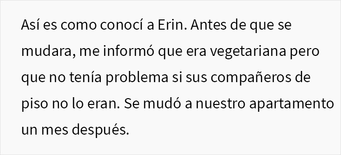 Una mujer cambi&oacute; la comida de su compa&ntilde;era de casa por una opci&oacute;n vegana y termin&oacute; con un cargo por delito grave