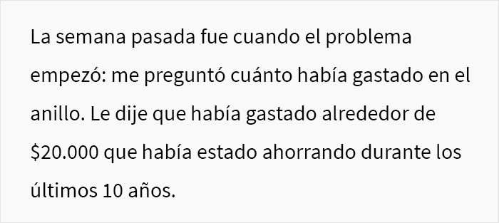 “¿Soy idiota por comprarle a mi prometida un diamante fabricado en un laboratorio y negarme a cambiarlo por una piedra natural?” “¿Soy idiota por comprarle a mi prometida un diamante fabricado en un laboratorio y negarme a cambiarlo por una piedra natural?”