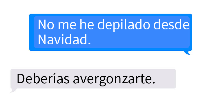 Esta mujer le envió a su novio una foto de sus piernas peludas para reírse un poco, y él la humilló por ello