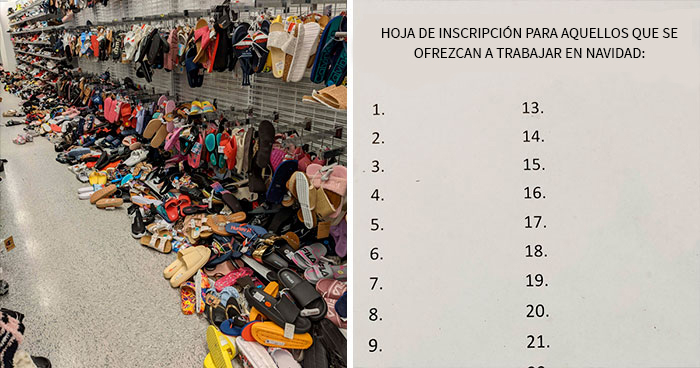 20 Imágenes de “Retail Hell”: un sitio donde los empleados de tiendas minoristas se reúnen para apoyarse mutuamente