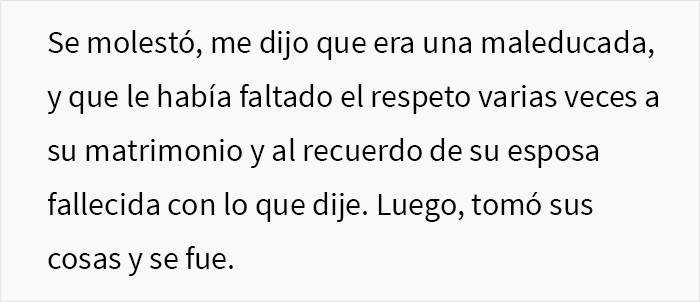 A esta mujer le pareci&oacute; confuso que un hombre viudo siguiera usando su anillo de casamiento, as&iacute; que lo mencion&oacute; durante el almuerzo y las cosas se salieron de control