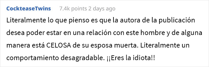 A esta mujer le pareci&oacute; confuso que un hombre viudo siguiera usando su anillo de casamiento, as&iacute; que lo mencion&oacute; durante el almuerzo y las cosas se salieron de control