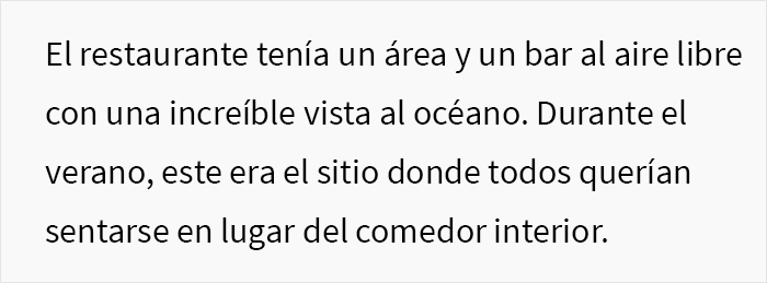 Esta grosera Karen no escuch&oacute; las advertencias del camarero sobre la lluvia e hizo que todo su grupo perdiera la mesa