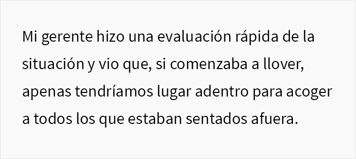 Esta grosera Karen no escuch&oacute; las advertencias del camarero sobre la lluvia e hizo que todo su grupo perdiera la mesa