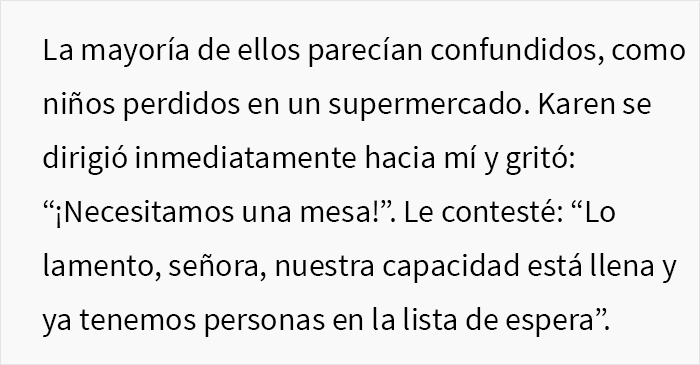 Esta grosera Karen no escuch&oacute; las advertencias del camarero sobre la lluvia e hizo que todo su grupo perdiera la mesa
