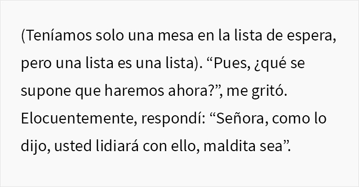 Esta grosera Karen no escuch&oacute; las advertencias del camarero sobre la lluvia e hizo que todo su grupo perdiera la mesa