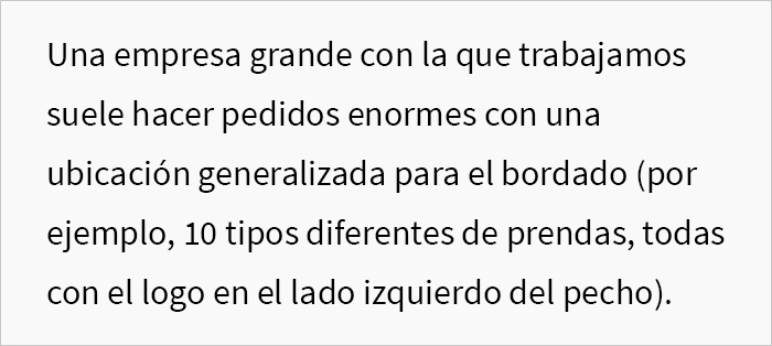 Esta bordadora "molest&oacute;" a la gerente con emails de control de calidad, y termin&oacute; costando 10000$ a la empresa