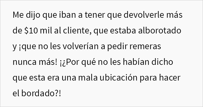 Esta bordadora "molest&oacute;" a la gerente con emails de control de calidad, y termin&oacute; costando 10000$ a la empresa