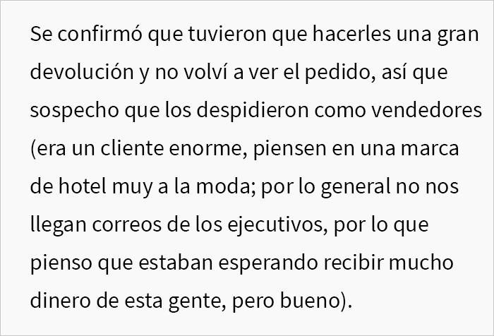 Esta bordadora "molest&oacute;" a la gerente con emails de control de calidad, y termin&oacute; costando 10000$ a la empresa