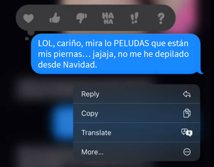 Esta mujer le envi&oacute; a su novio una foto de sus piernas peludas para re&iacute;rse un poco, y &eacute;l la humill&oacute; por ello