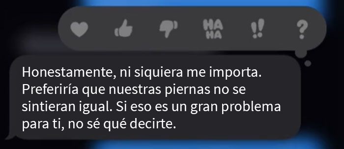 Esta mujer le envi&oacute; a su novio una foto de sus piernas peludas para re&iacute;rse un poco, y &eacute;l la humill&oacute; por ello