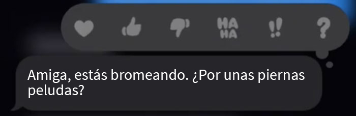 Esta mujer le envi&oacute; a su novio una foto de sus piernas peludas para re&iacute;rse un poco, y &eacute;l la humill&oacute; por ello