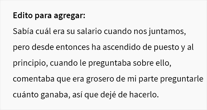 Esta mujer se r&iacute;e en la cara de su esposo cuando &eacute;l se arrepinti&oacute; de haberla forzado a firmar un acuerdo prenupcial 6 a&ntilde;os atr&aacute;s, ya que ahora ella gana el triple que &eacute;l