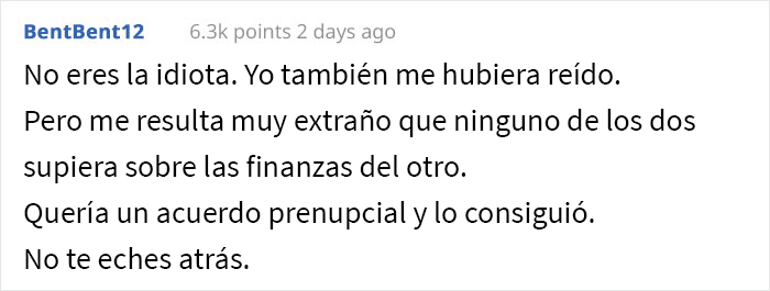 Esta mujer se r&iacute;e en la cara de su esposo cuando &eacute;l se arrepinti&oacute; de haberla forzado a firmar un acuerdo prenupcial 6 a&ntilde;os atr&aacute;s, ya que ahora ella gana el triple que &eacute;l