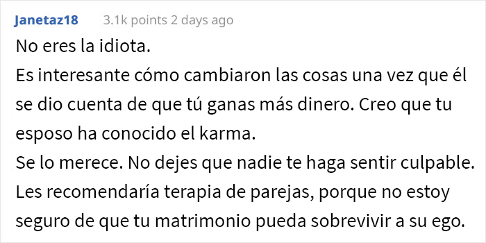 Esta mujer se r&iacute;e en la cara de su esposo cuando &eacute;l se arrepinti&oacute; de haberla forzado a firmar un acuerdo prenupcial 6 a&ntilde;os atr&aacute;s, ya que ahora ella gana el triple que &eacute;l