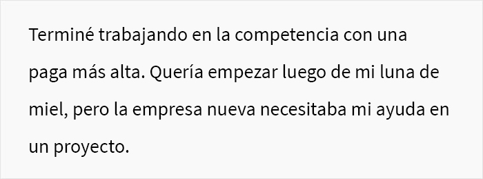 Este jefe se metió en problemas tras negarle a un empleado 3 semanas de vacaciones para su luna de miel Este jefe se metió en problemas tras negarle a un empleado 3 semanas de vacaciones para su luna de miel