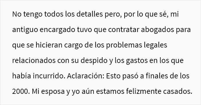Este jefe se metió en problemas tras negarle a un empleado 3 semanas de vacaciones para su luna de miel Este jefe se metió en problemas tras negarle a un empleado 3 semanas de vacaciones para su luna de miel
