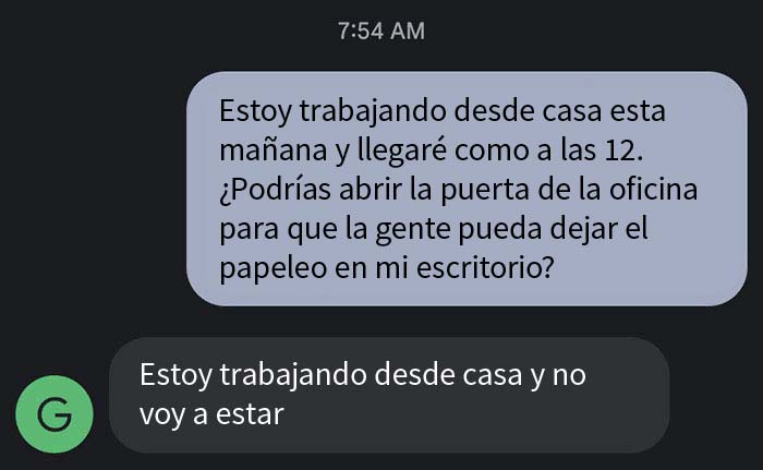 Esta empleada descubre que el puesto que acept&oacute; no era para trabajar desde casa como prometieron, y renuncia a lo grande