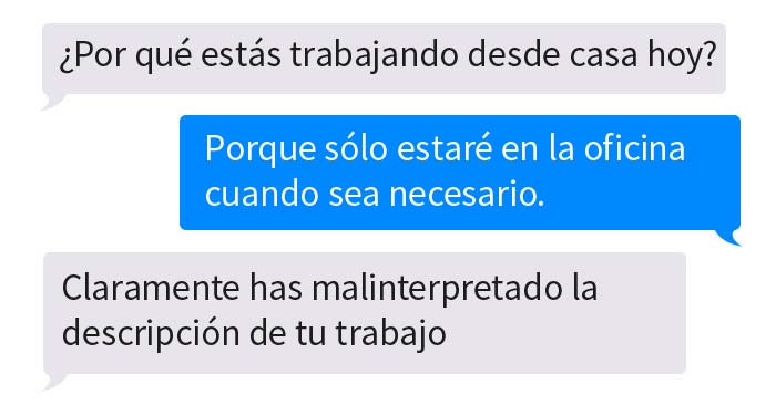 Esta empleada descubre que el puesto que aceptó no era para trabajar desde casa como prometieron, y renuncia a lo grande