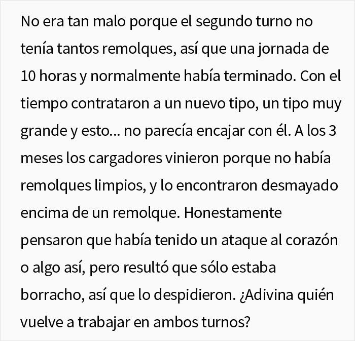 Este empleado saturado de trabajo se da cuenta de que es irremplazable para la empresa, y saca lo mejor de la situaci&oacute;n