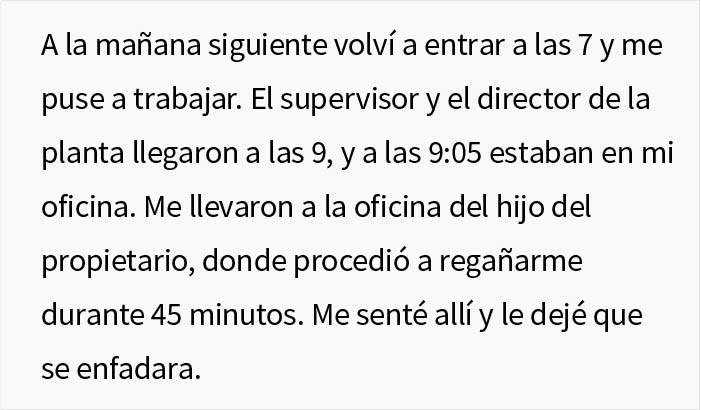 Este empleado saturado de trabajo se da cuenta de que es irremplazable para la empresa, y saca lo mejor de la situaci&oacute;n