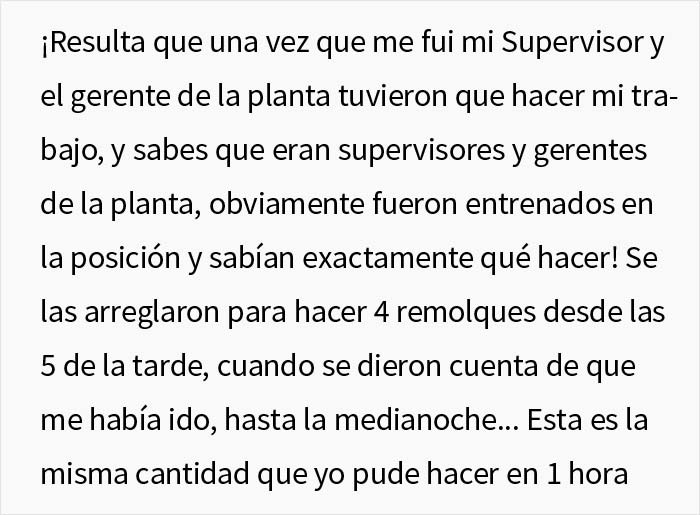 Este empleado saturado de trabajo se da cuenta de que es irremplazable para la empresa, y saca lo mejor de la situaci&oacute;n