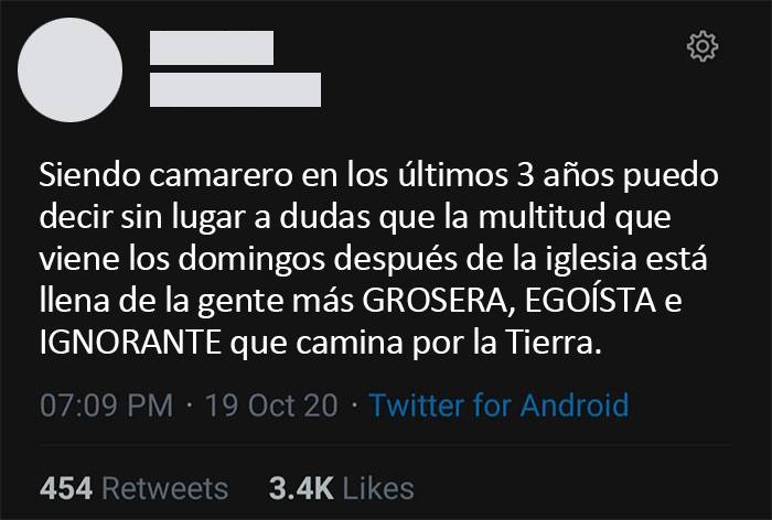 Demasiados clientes, pocas propinas