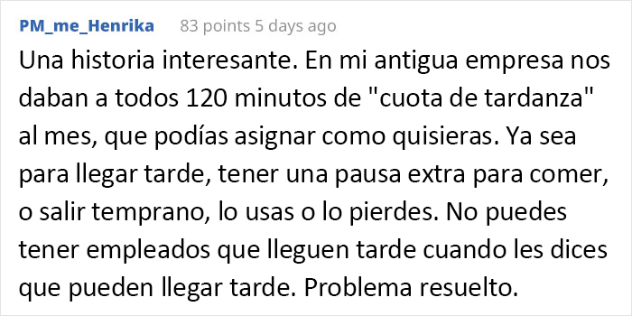 La direcci&oacute;n introdujo normas disciplinarias para sacar el m&aacute;ximo partido a los empleados, y alucin&oacute; cuando &eacute;stos se volvieron en su contra