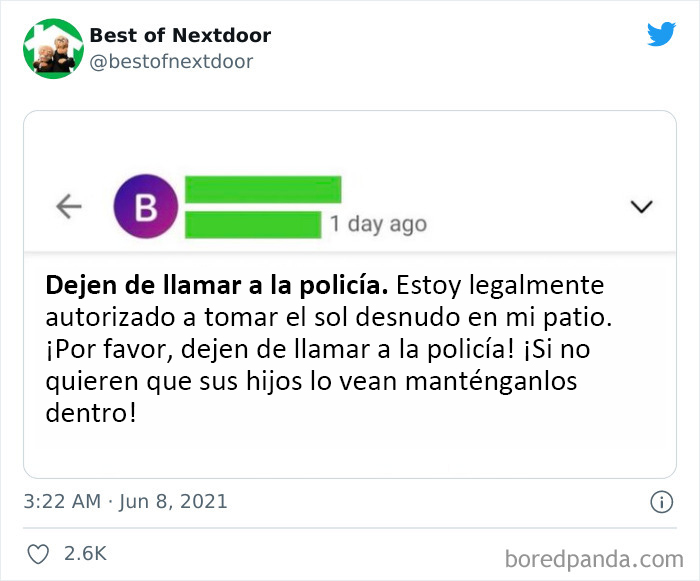Dejen de llamar a la policía