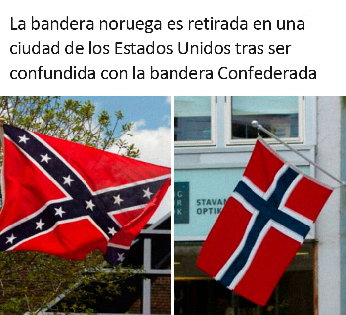 Retirada de la bandera noruega
