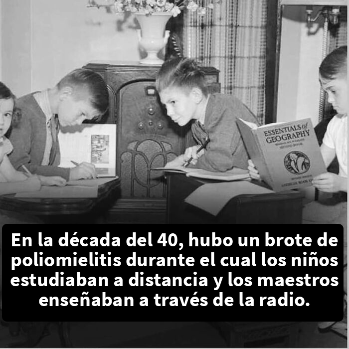 Brote de polio en los años 40