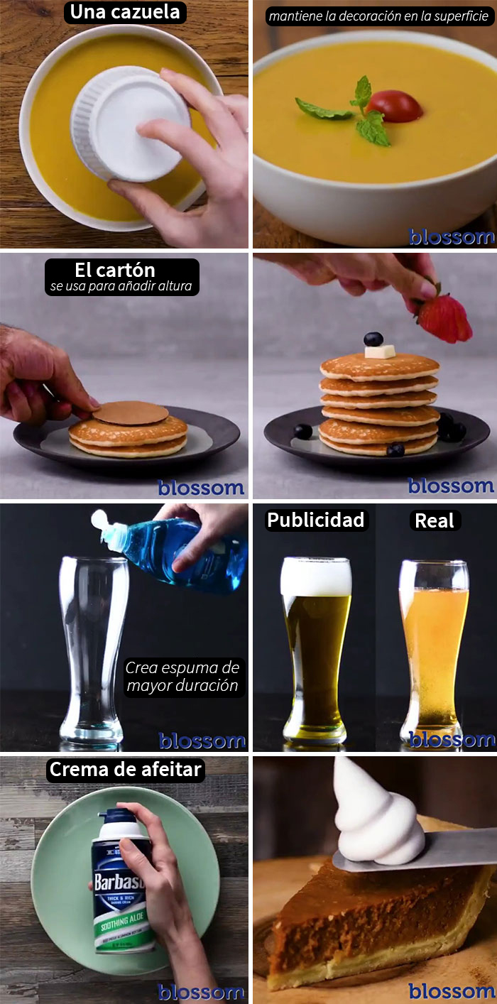 Increíbles trucos de fotografía que se utilizan en las publicidades