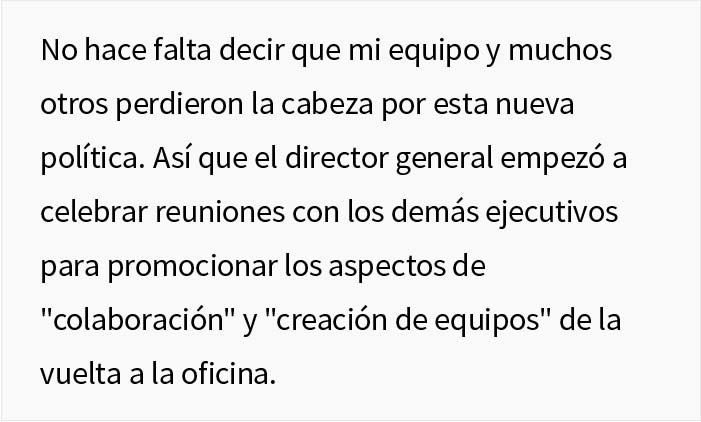 El director de esta empresa dijo a sus empleados que "se fueran a otro lado" si quer&iacute;an trabajar desde casa, y enseguida supieron lo que hab&iacute;a que hacer