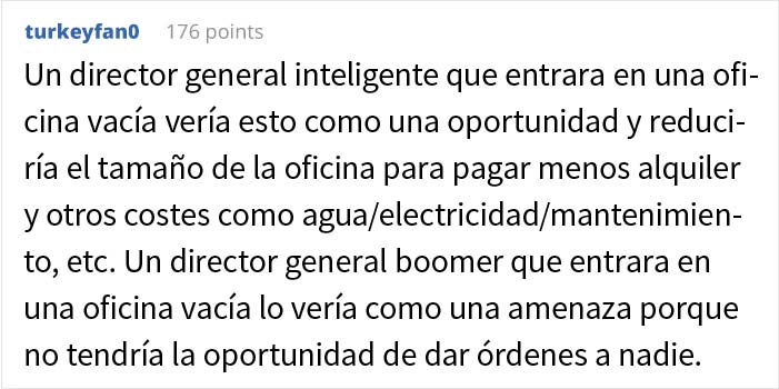 El director de esta empresa dijo a sus empleados que "se fueran a otro lado" si quer&iacute;an trabajar desde casa, y enseguida supieron lo que hab&iacute;a que hacer