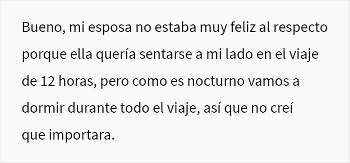 &ldquo;Ella piensa que prefiero la clase business en vez de a ella&rdquo;: La esposa de este hombre se enoj&oacute; cuando &eacute;l subi&oacute; la categor&iacute;a de su billete para un vuelo de 12 horas