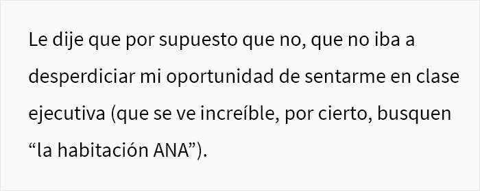 &ldquo;Ella piensa que prefiero la clase business en vez de a ella&rdquo;: La esposa de este hombre se enoj&oacute; cuando &eacute;l subi&oacute; la categor&iacute;a de su billete para un vuelo de 12 horas