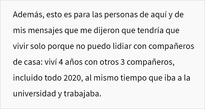Este chico pidió específicamente a su compañero de piso que no tocara su comida, y se marcha sin avisar cuando no lo cumple Este chico pidió específicamente a su compañero de piso que no tocara su comida, y se marcha sin avisar cuando no lo cumple