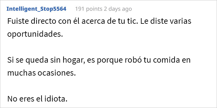 Este chico pidió específicamente a su compañero de piso que no tocara su comida, y se marcha sin avisar cuando no lo cumple Este chico pidió específicamente a su compañero de piso que no tocara su comida, y se marcha sin avisar cuando no lo cumple