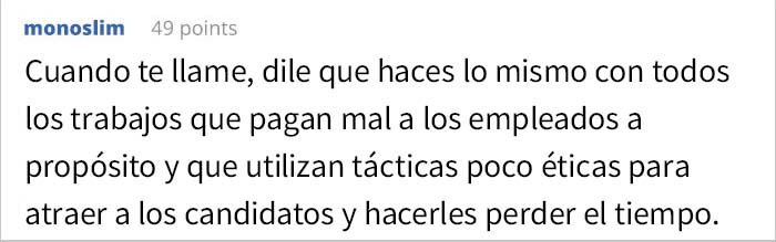 Esta persona acept&oacute; una oferta de trabajo s&oacute;lo para no presentarse despu&eacute;s de que le faltaran al respeto en la entrevista